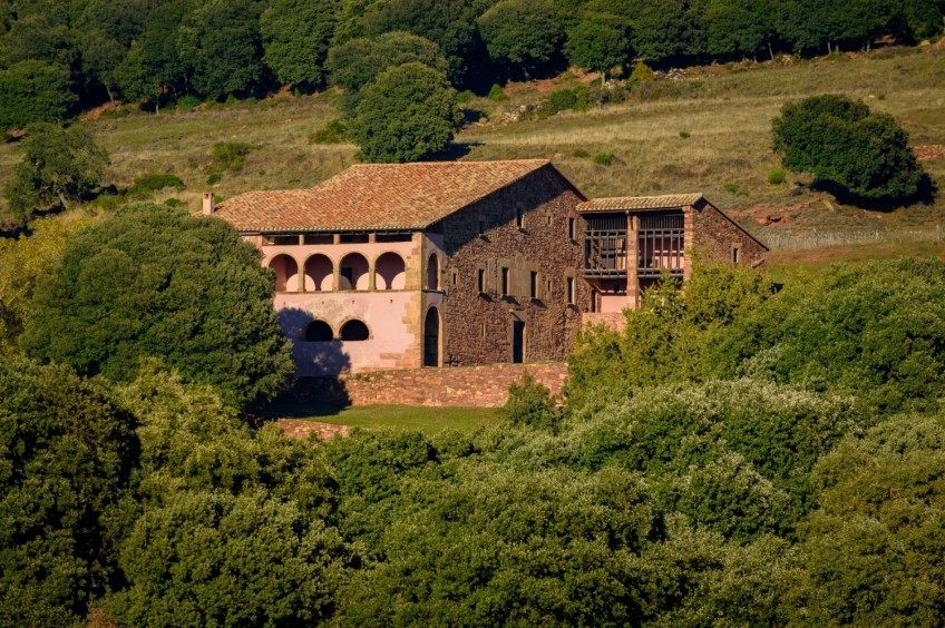 Tagamanent desde los pozos del Avencó de Aiguafreda