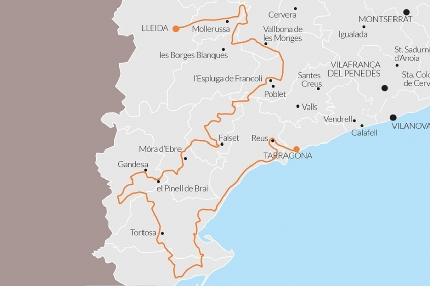 Grand Tour de Catalunya - Section 2. Historique des rencontres: de Tarragone à Lleida