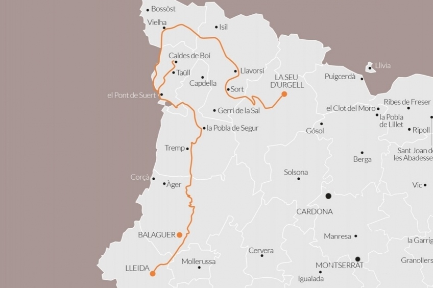 Grand Tour de Catalunya - Tram 3. Molt a prop del cel. De Lleida a la Seu d'Urgell