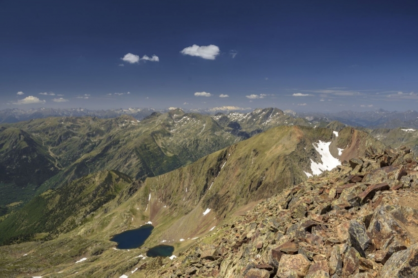 Pico de Certascan desde la Canalada