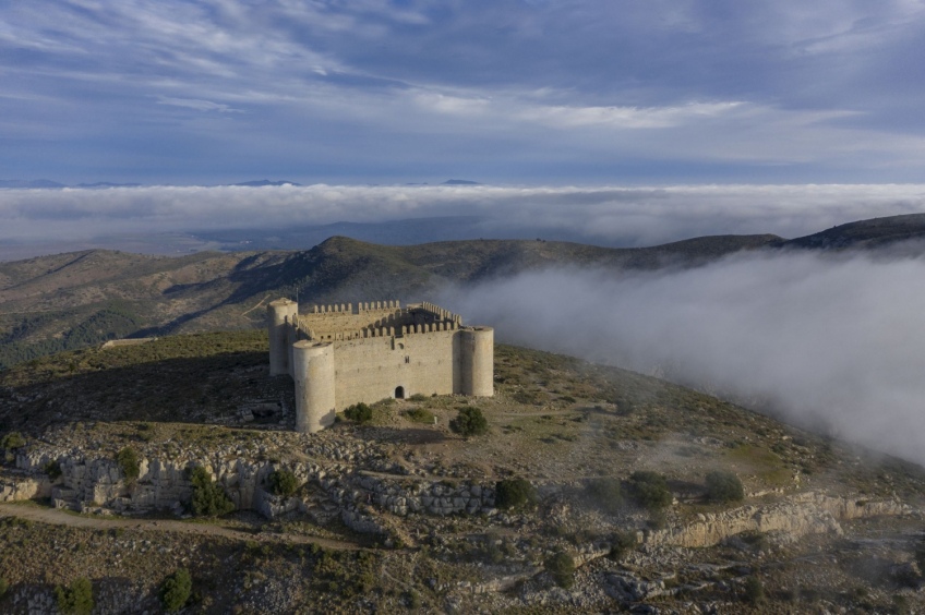 Castell del Montgrí des de Torroella (circular)