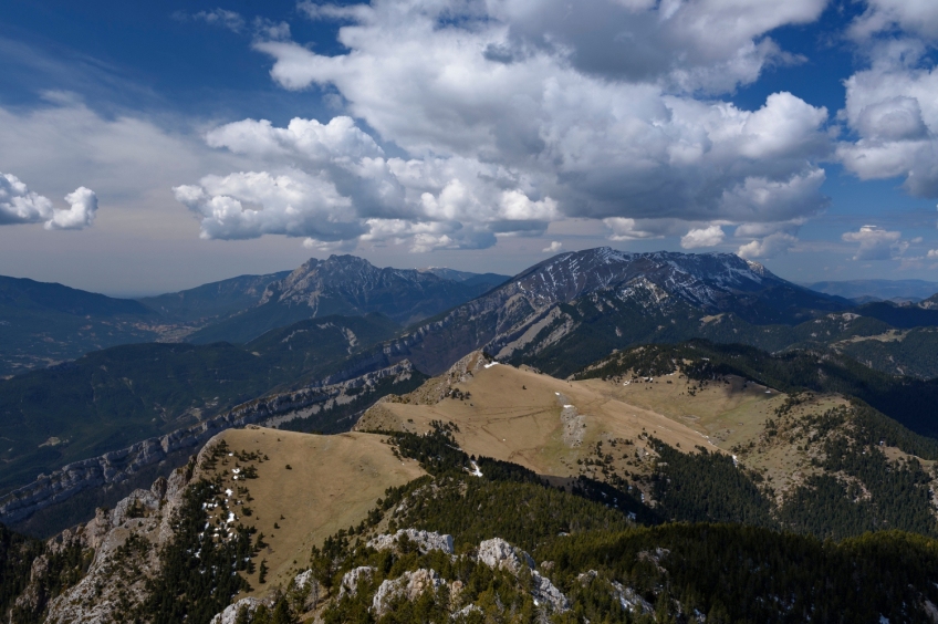 Ruta circular por las Peñas Altas del Moixeró por la Canal de la Serp