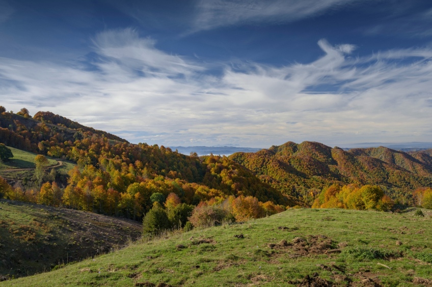 Route through the Puigsacalm from the Bracons pass