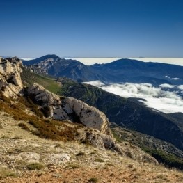 Sommet de Sant Alís dans la Sierra del Montsec