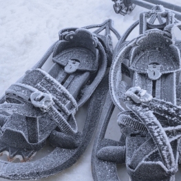 Ruta con raquetas de nieve en el Mirador del Pla de la Llet&#8230;