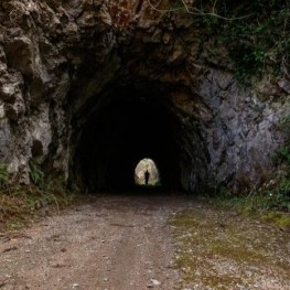 Ruta circular por las vías de las vagonetas en Ogassa