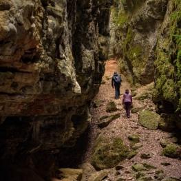 Route through the Sima de la Febrón from Pla de l&#39;Agustenc